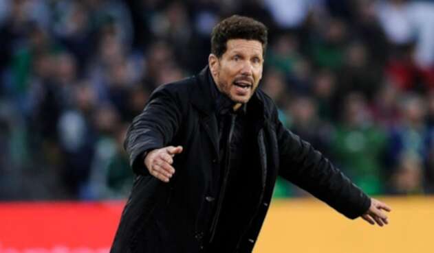 Diego Simeone, técnico del Atlético de Madrid. Las duras críticas de Diego Simeone tras la goleada de Croacia sobre Argentina