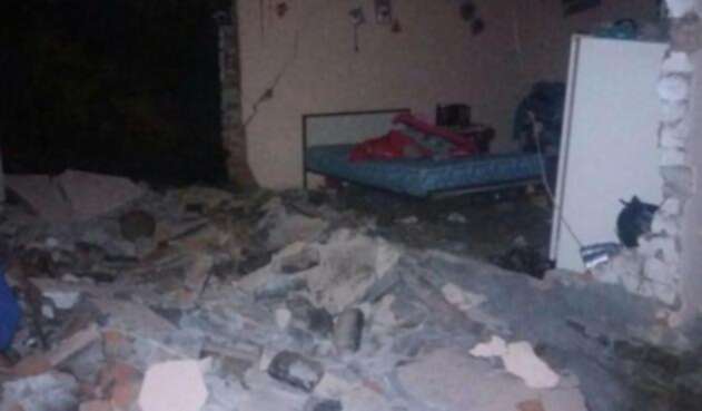Imagen de vivienda afecta por los sismos en Pasto Imagen de vivienda afecta por los sismos en Pasto