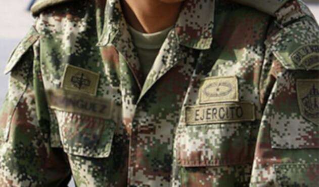 Soldado del Ejército Nacional