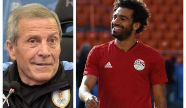 Tabárez y Salah palpitan antes de su debut en el Mundial Tabárez y Salah palpitan antes de su debut en el Mundial