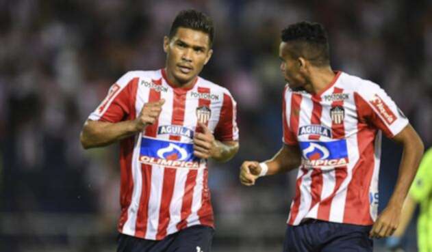 Teófilo Gutiérrez y el 'Guajiro' Díaz