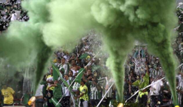 Tribuna de Atlético Nacional.