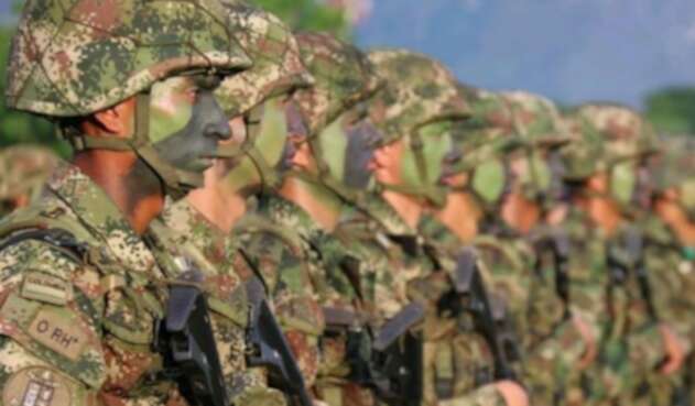 Uniformados del Ejército Nacional