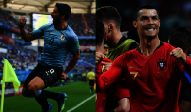 Luis Suárez y Cristiano Ronaldo