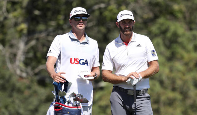 Dustin Johnson líder provisional del US Open