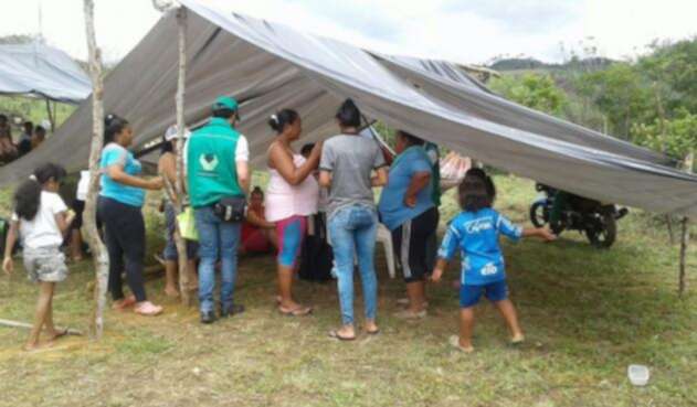 El ICBF ha realizado acompañamiento psicosocial en los albergues. ICBF en Hidruituango