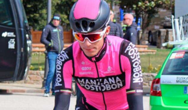 Wilmar Paredes, integrante del Manzana Postobón Team Continental Pro