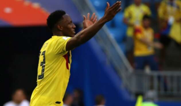 Yerry Mina Colombia Senegal Rusia 2018
