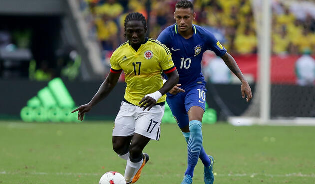 Yimmi Chará, volante excluido de la Selección Colombia para Rusia 2018 pero está en el álbum de Panini