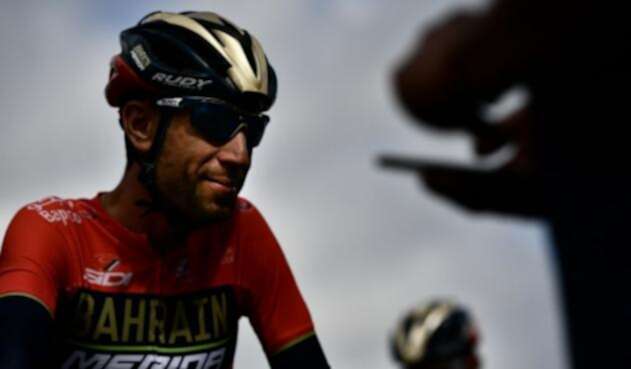 Vincenzo Nibali tras su caída en la etapa 12 del Tour de Francia