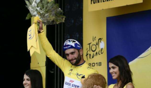 Fernando Gaviria, por la segunda etapa del Tour de Francia Fernando Gaviria, por la segunda etapa del Tour de Francia