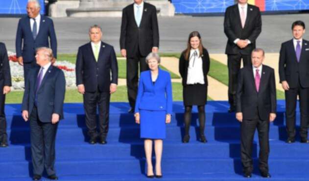 Líderes de la OTAN reunidos en Bruselas.