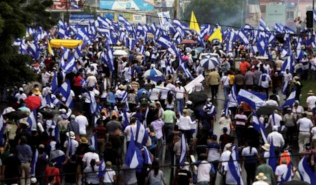 Protestas en Nicaragua contra el gobierno de Daniel Ortega.