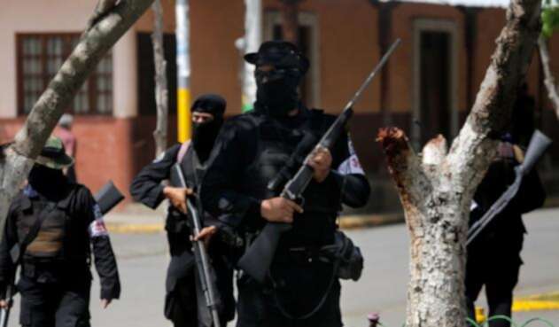 Presencia de grupos paramilitares en Masaya, Nicaragua.