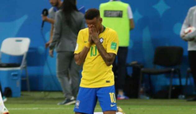 Neymar se lamenta por la eliminación de Brasil a manos de Bélgica en el Mundial Neymar se lamenta por la eliminación de Brasil a manos de Bélgica en el Mundial