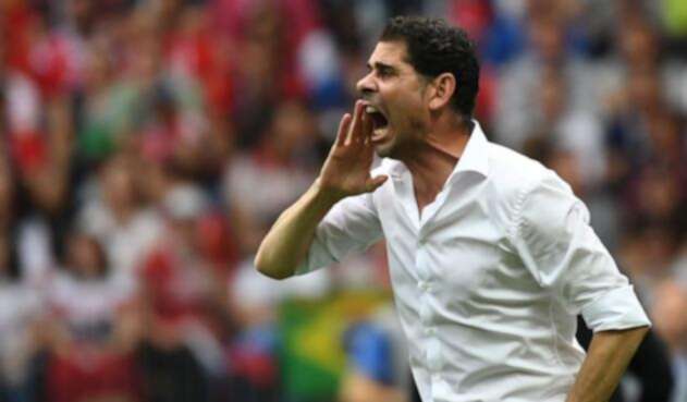 Fernando Hierro llegó en remplazo de Julen Lopetegui Fernando Hierro llegó en remplazo de Julen Lopetegui