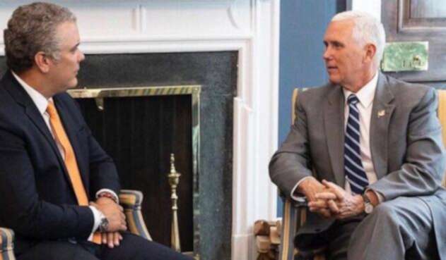 Reunión Iván Duque Mike Pence