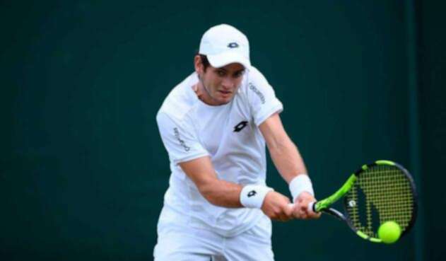 Nicolás Mejía en los cuartos de final de Wimbledon