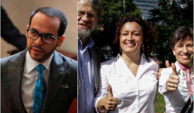 Abelardo de la Espriella, Antanas Mockus, Angélica Lozano y Claudia López