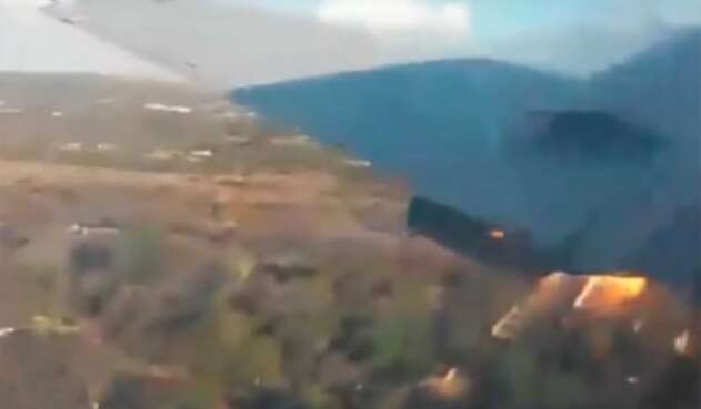 Accidente aéreo captado en Sudáfrica