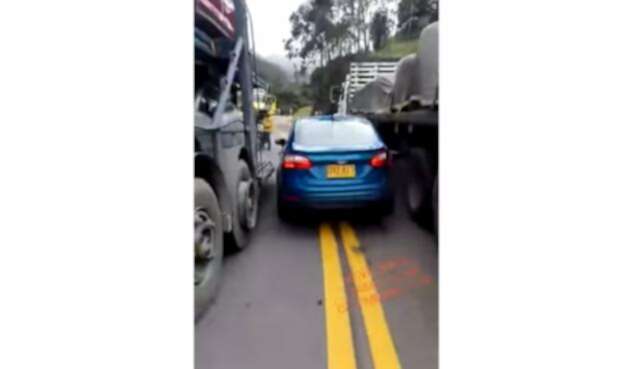 Así fue el accidente vial en el Alto de la Línea