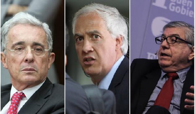 Álvaro Uribe, Samuel Moreno y César Gaviria Álvaro Uribe, Samuel Moreno y César Gaviria