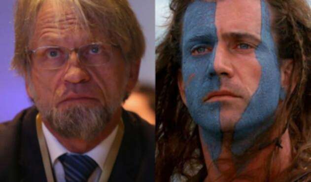 Antanas Mockus, hizo un 'William Wallace'
