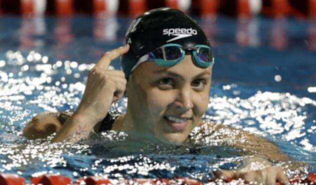 Isabella Arcila impuso nuevo récord centroamericano en el 50 libre
