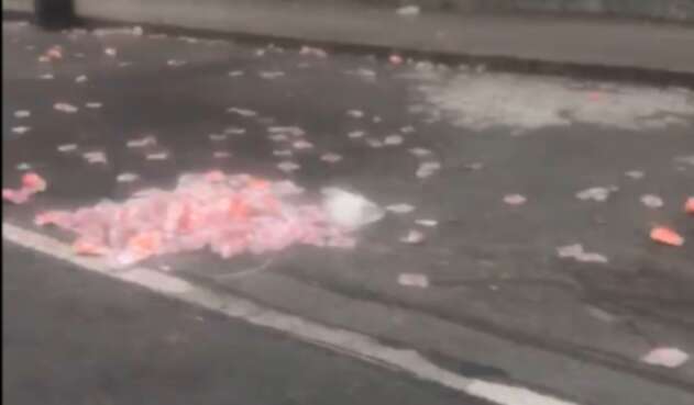 Basura en la Media Maratón de Bogotá