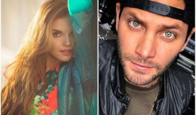 Melody y Gabriel Coronel, su novio