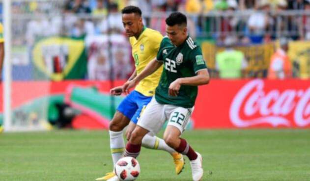 Brasil vs México en el Samara Aerena Brasil vs México en el Samara Aerena
