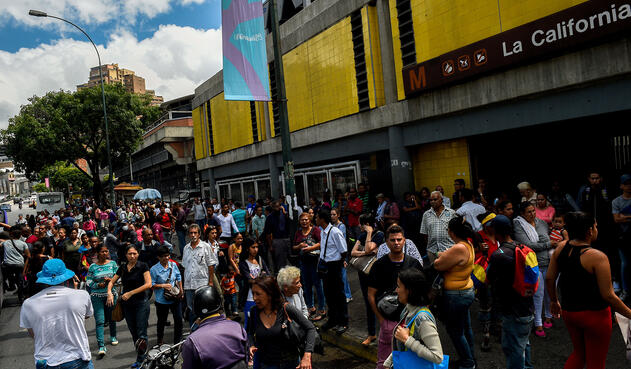 Caracas, capital de Venezuela, en medio del apagón