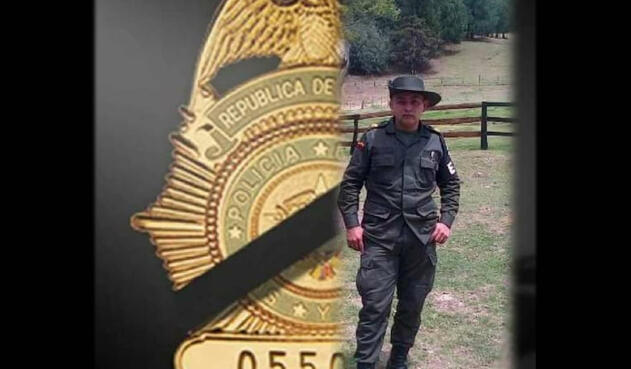 Carlos Darío Nieves, patrullero asesinado durante el partido de Colombia Carlos Darío Nieves, patrullero asesinado durante el partido de Colombia