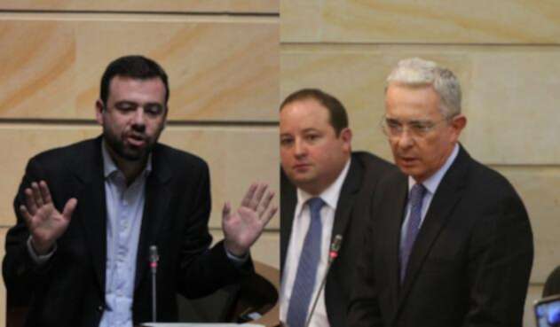 Carlos Fernando Galán y Álvaro Uribe, en permanente enfrentamiento