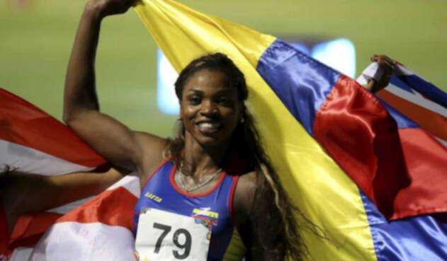 Caterine Ibargüen se colgó la presea dorada en los Centroamericanos Caterine Ibargüen se colgó la presea dorada en los Centroamericanos