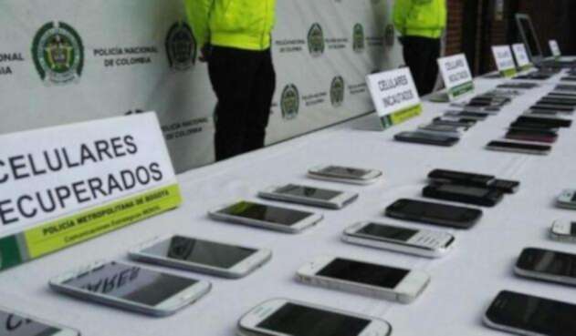 Los celulares se vendían a extranjero por un valor de 2 millones de pesos