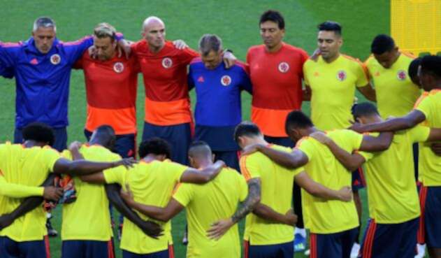 Equipo de Colombia reunido