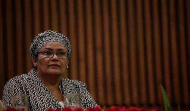 Victoria Sandino, vocera del partido Farc
