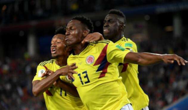 Yerry Mina, goleador de la Selección Colombia en el Mundial de Rusia 2018