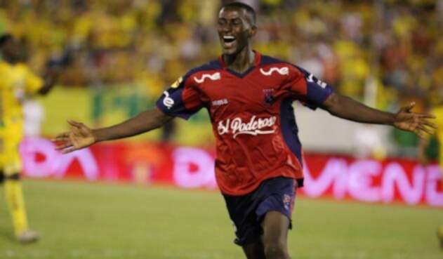 Jackson Martínez jugando para el Independiente Medellín en el 2009