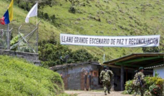 Una de las antiguas zonas veredales de las Farc