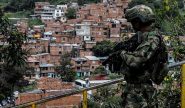 Comuna 13 de Medellín.