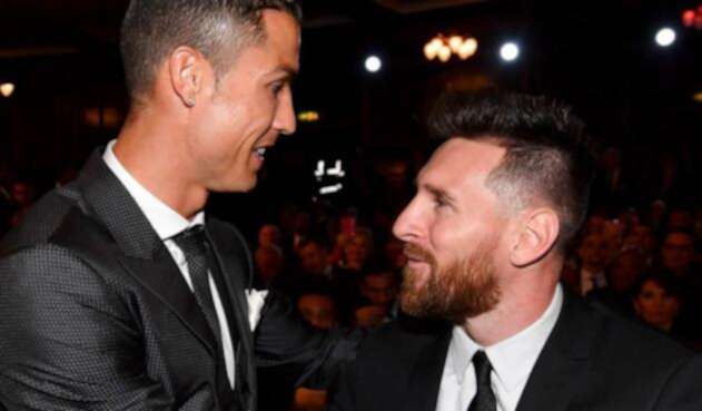 Cristiano Ronaldo y Leo Messi en una gala del Balón de Oro
