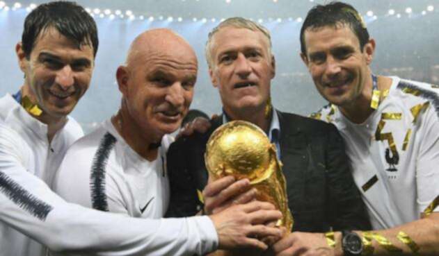 Didier Deschamps ganó la Copa del Mundo con Francia en Rusia 2018 Didier Deschamps ganó la Copa del Mundo con Francia en Rusia 2018