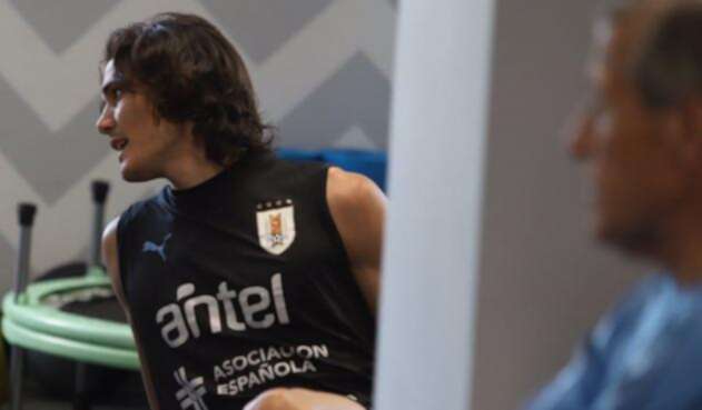 Edinson Cavani, delantero de Uruguay
