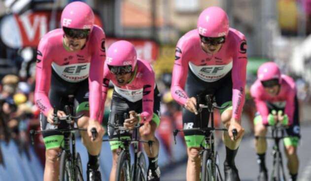 El Education First comandado por Rigoberto Urán en el Tour de Francia