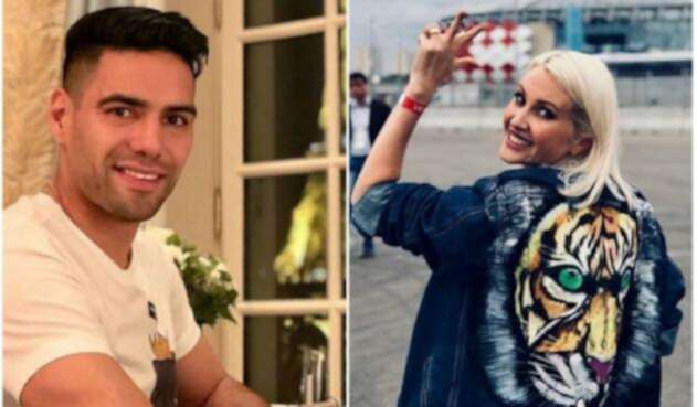 Falcao García y su esposa Lorelei Tarón Falcao García y su esposa Lorelei Tarón