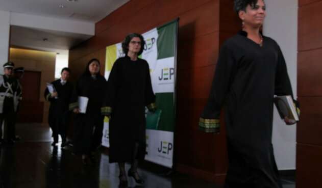 Los magistrados de la JEP