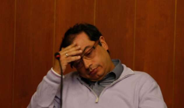 El senador Gustavo Petro