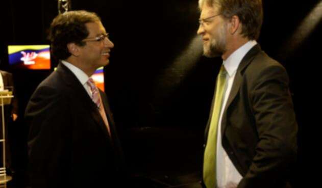 Gustavo Petro y Antanas Mockus, congresistas